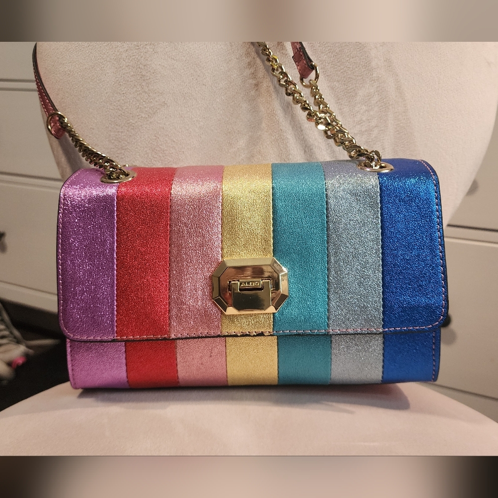 Aldo rainbow shoulder / crossbody purse